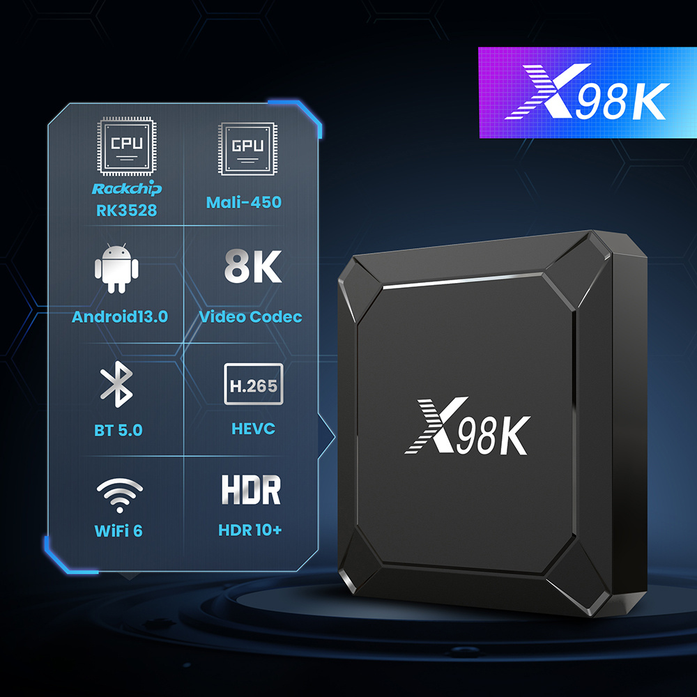 Radxa Rock 5B 16Gb - Yeni X98K Android 13 TV Kutusu