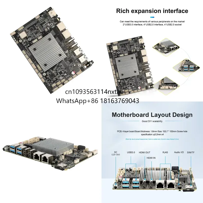 Rk3588 Mini Pc Board - 2026 Sıcak! Rockchip Rk3588 Geliştirme Anakartı