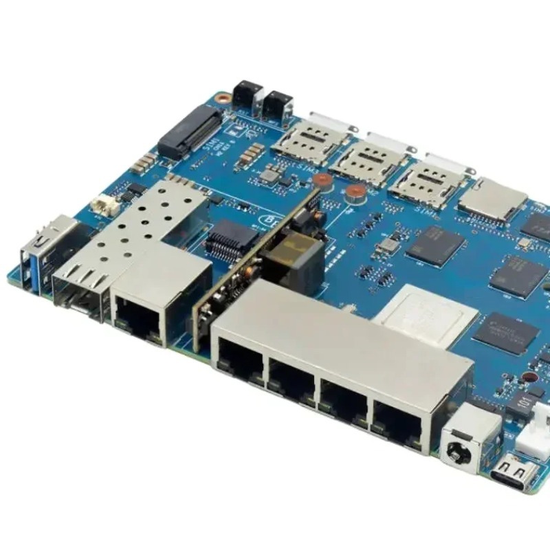 Bananapi Bpi R4 Wifi 7 - MTK MT7988A işlemcili, 4GB RAM ve