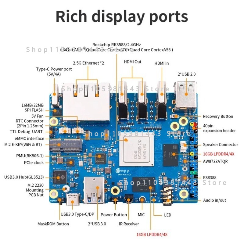 Orange Pi 5 Plus 32GB RAM Tek  - Orange Pi 5 Plus 32Gb incelemesi ve fiyatı