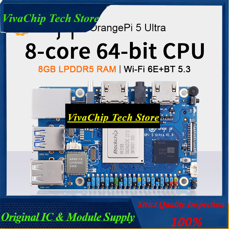Orange Pi 5 Ultra 8GB Ram RK35 - Rk3588 Mini Pc Board incelemesi ve fiyatı