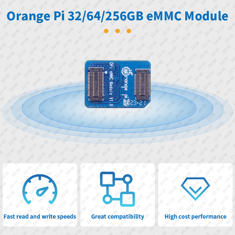 Orange Pi EMMC Modülü 32GB 64G - Orange Pi 5 Plus 32Gb incelemesi ve fiyatı