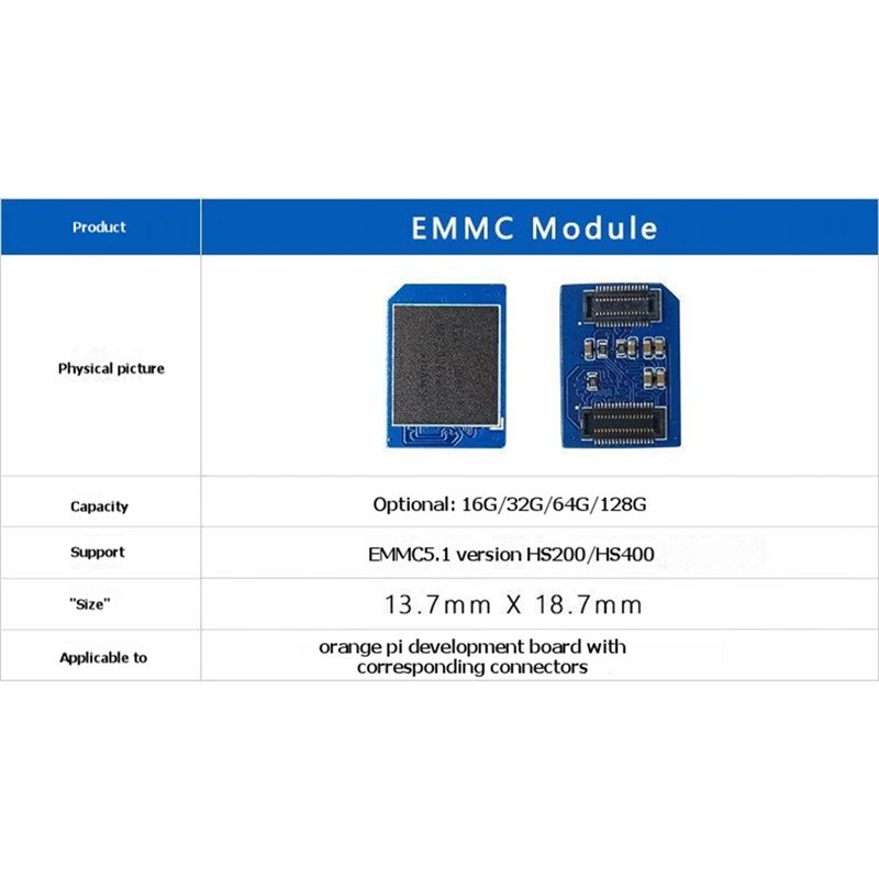 B04B-32GB EMMC Modülü Orange P - Orange Pi 5 Plus 32Gb incelemesi ve fiyatı