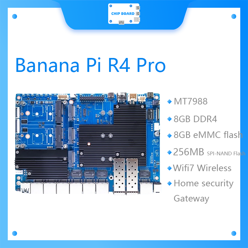 Banana Pi BPI-R4 Pro kartı, 2x - Bananapi Bpi R4 Wifi 7 incelemesi ve fiyatı